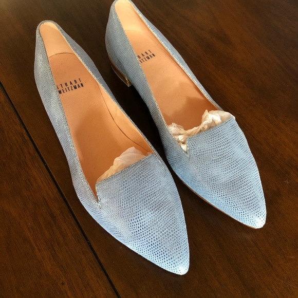 Stuart Weitzman Shoes - 🦄Stuart Weitzman Rialto flats loafers blue NWOT 7